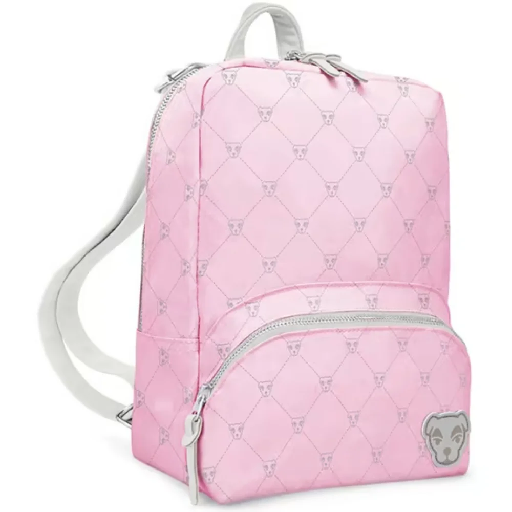 Nintendo Animal Crossing New Horizon Pink Patterned Full Size Backpack NWT